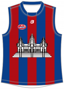 Cambodia Footy 9s jumper front