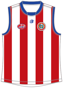 Paraguay Footy 9s jumper front